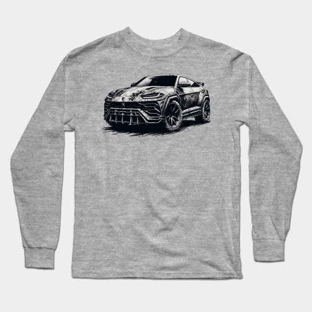 Lamborghini Urus Long Sleeve T-Shirt by Vehicles-Art